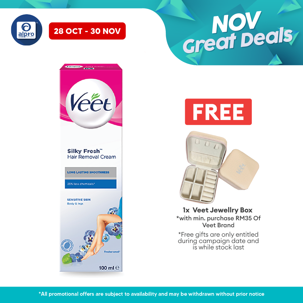 Veet Sensitive Skin Cream 100ml Alpro Pharmacy