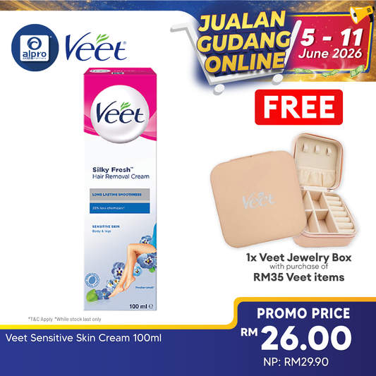 Veet Sensitive Skin Cream 100ml Veet