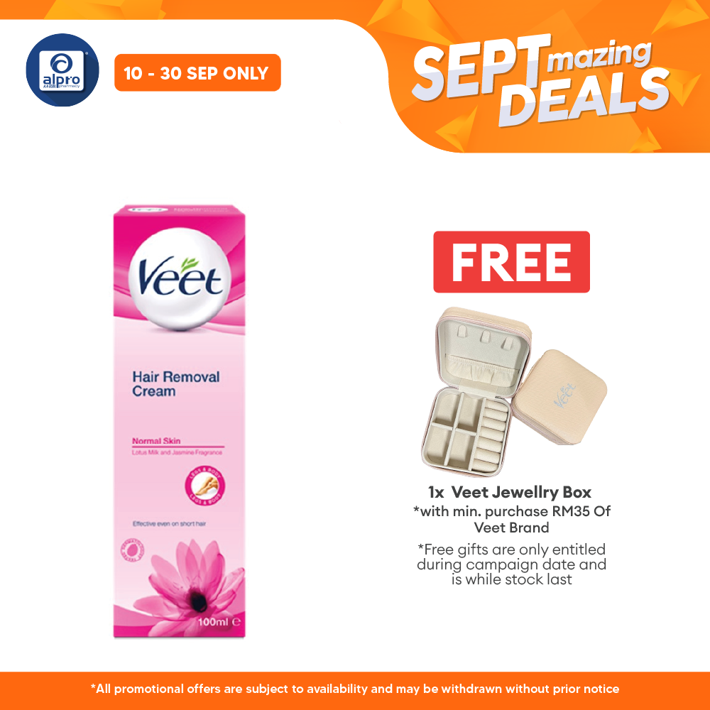 Veet Normal Skin Cream 100ml Alpro Pharmacy