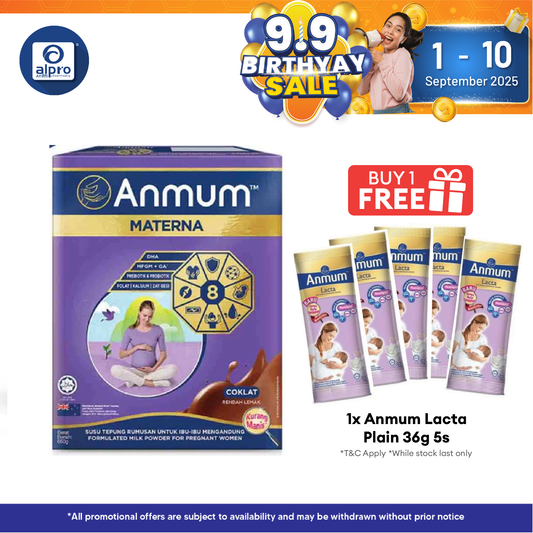 Anmum Materna Chocolate Pregnancy Nutrition Drink Milk Powder 650g Alpro Pharmacy