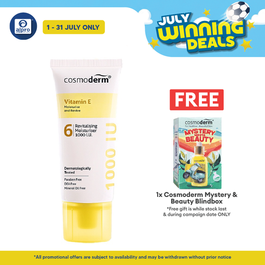 Cosmoderm Vitamin E Revitalising Moisturizer 1000iu 50g Cosmoderm