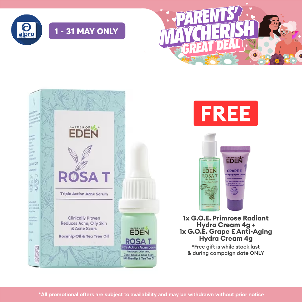 Garden Of Eden Rosa T Acne Serum 5ml | Helps Clear Acne Scar Garden Of Eden