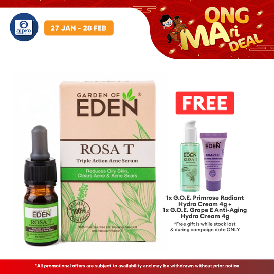 Garden Of Eden Rosa T Acne Serum 5ml | Helps Clear Acne Scar Garden Of Eden