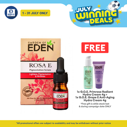 Garden Of Eden Rosa E Pigmentation Serum 5ml Garden Of Eden