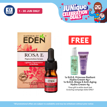 Garden Of Eden Rosa E Pigmentation Serum 5ml Garden Of Eden