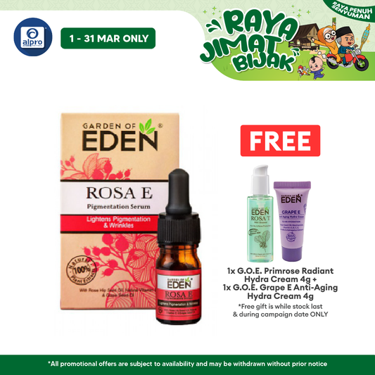 Garden Of Eden Rosa E Pigmentation Serum 5ml Garden Of Eden