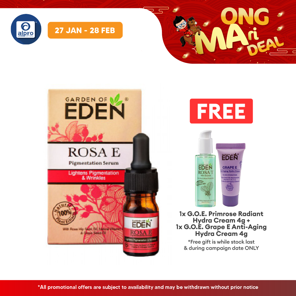 Garden Of Eden Rosa E Pigmentation Serum 5ml Garden Of Eden