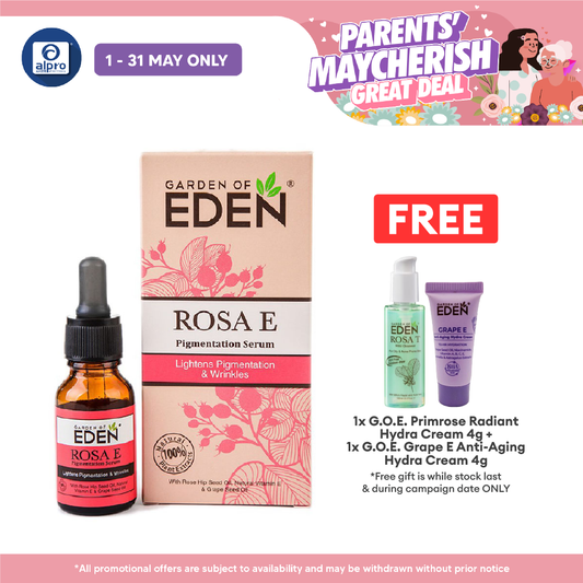 Garden Of Eden Rosa E Pigmentation Serum 15ml | Lightens Skin Tone Garden Of Eden