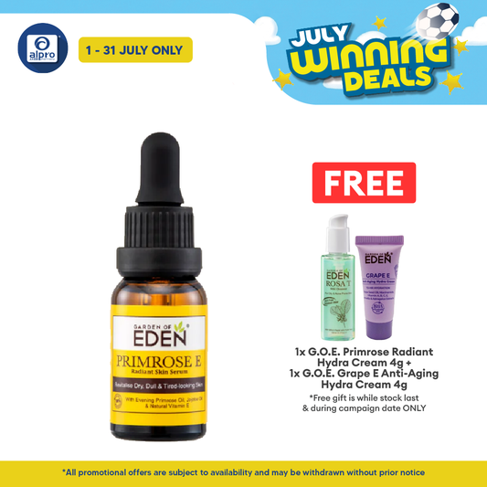 Garden Of Eden Primrose E Serum 5ml Garden Of Eden