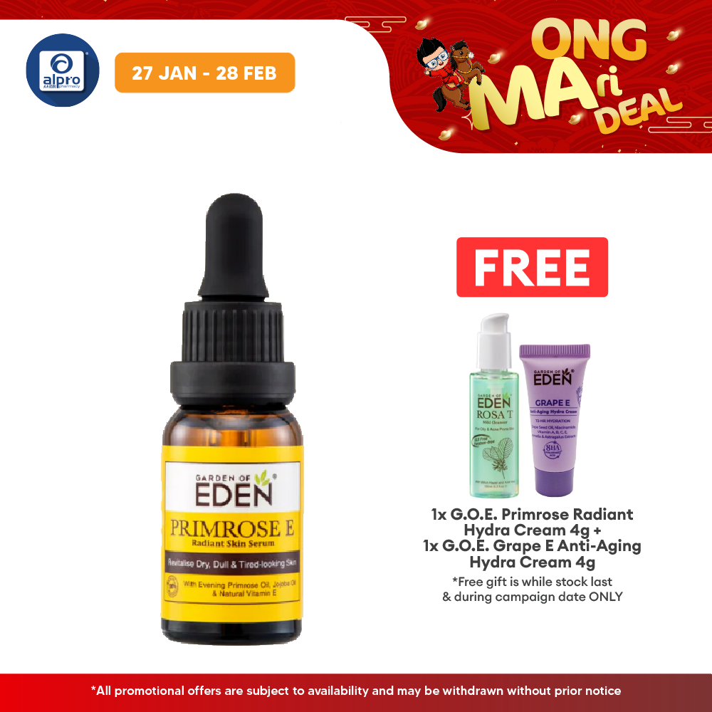 Garden Of Eden Primrose E Serum 5ml Garden Of Eden