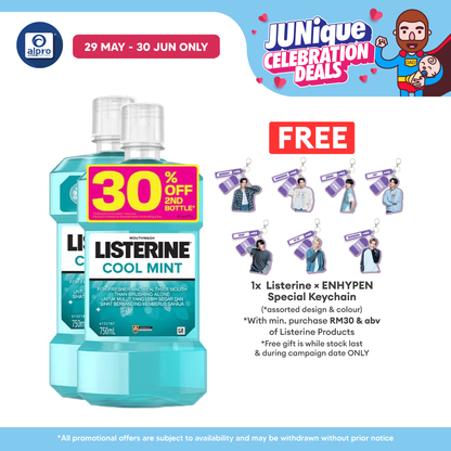 Listerine Cool Mint 2x750ml | Gives Lasting Fresh Breath Listerine