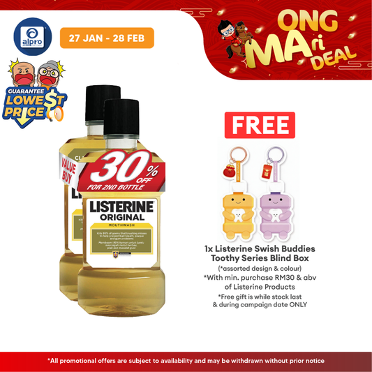 Listerine Original 750ml 2s | Breath Refresher Listerine