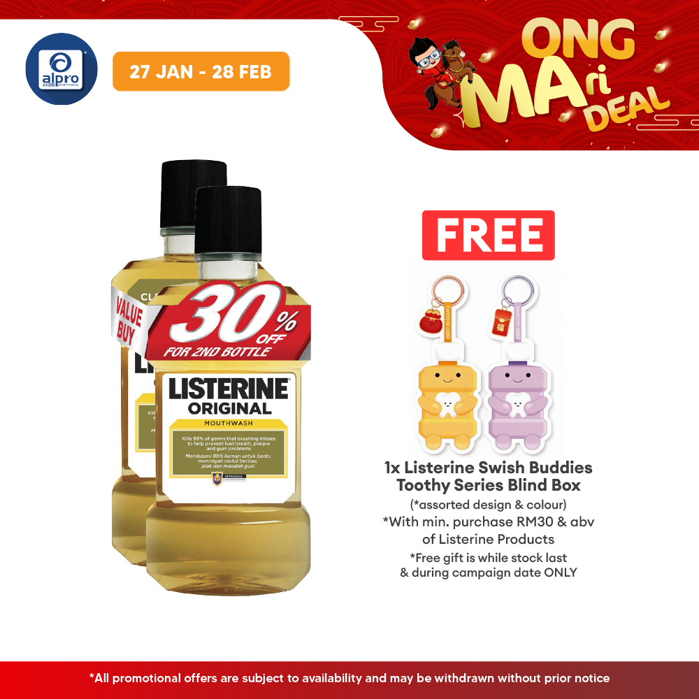 Listerine Original 750ml 2s | Breath Refresher Listerine