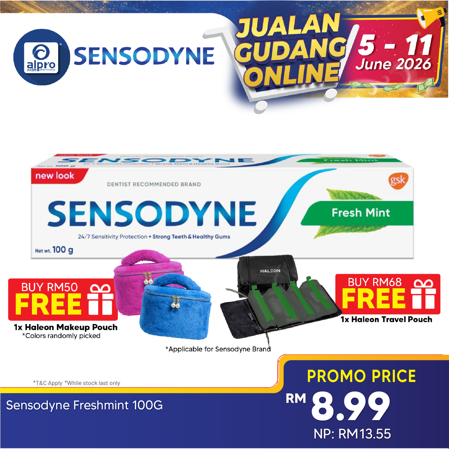 Sensodyne Freshmint 100g | Build Protection Against Sensitivity Sensodyne