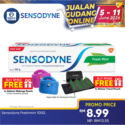 Sensodyne Freshmint 100g | Build Protection Against Sensitivity Sensodyne