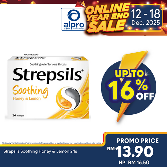 Strepsils Soothing Honey & Lemon 24s Strepsils