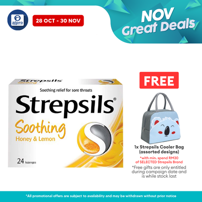 Strepsils Soothing Honey & Lemon 24s Strepsils