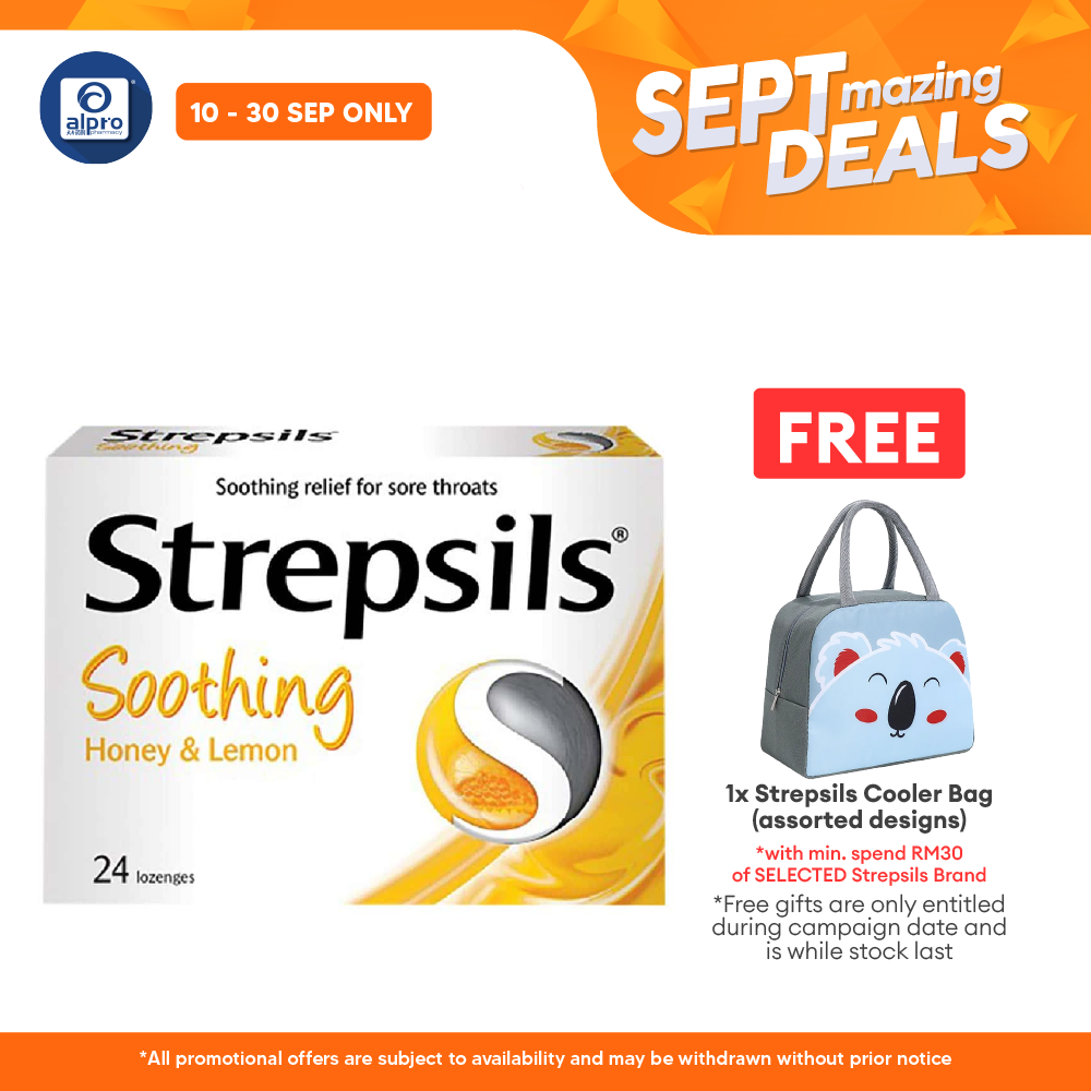 Strepsils Soothing Honey & Lemon 24s Alpro Pharmacy