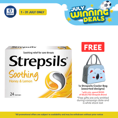 Strepsils Soothing Honey & Lemon 24s Strepsils