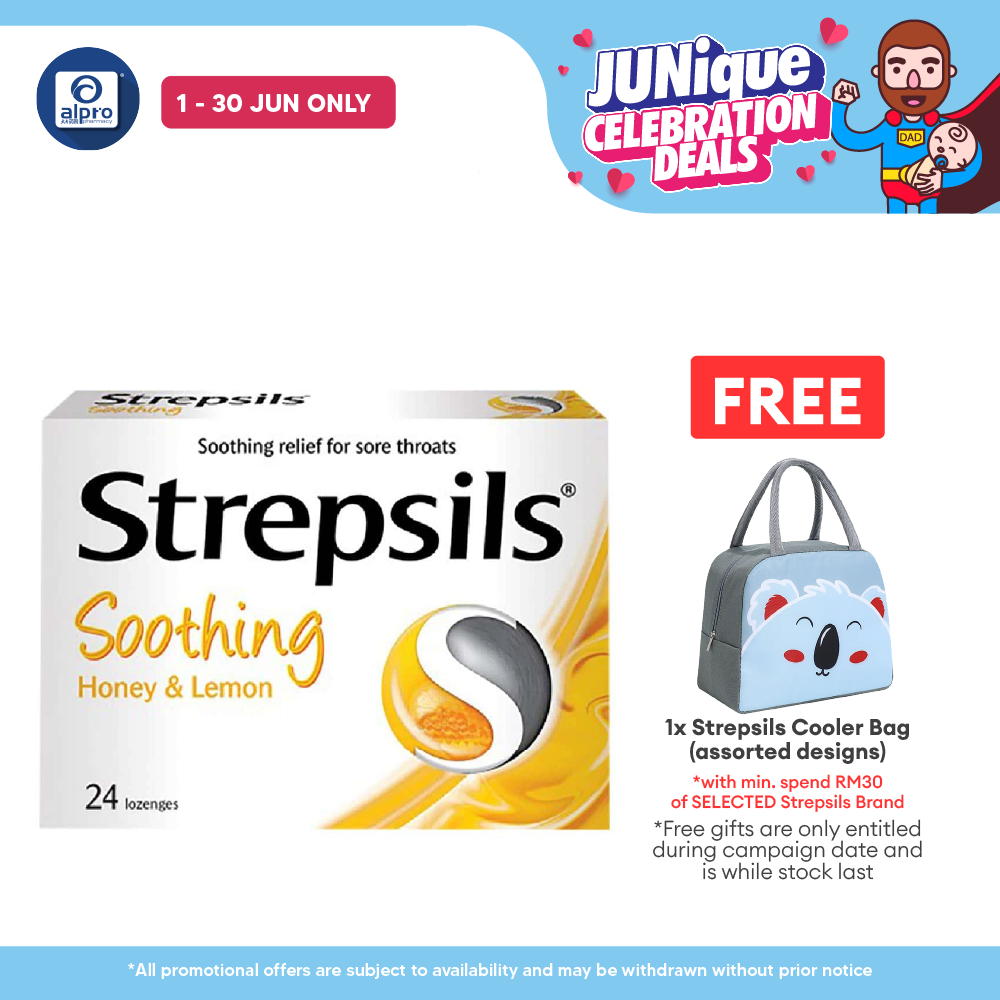 Strepsils Soothing Honey & Lemon 24s Strepsils