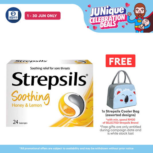 Strepsils Soothing Honey & Lemon 24s Strepsils