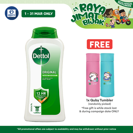 Dettol Shower Gel Original 250ml Alpro Pharmacy