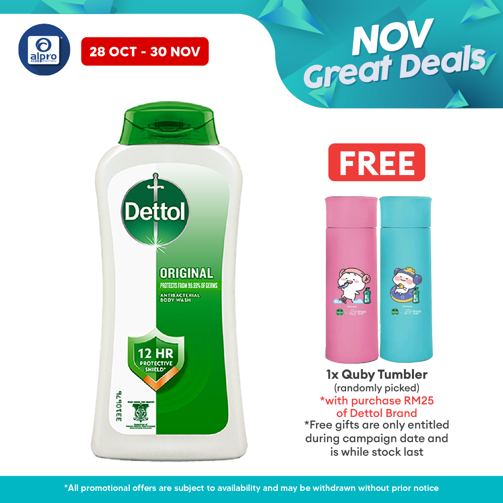 Dettol Shower Gel Original 250ml Alpro Pharmacy