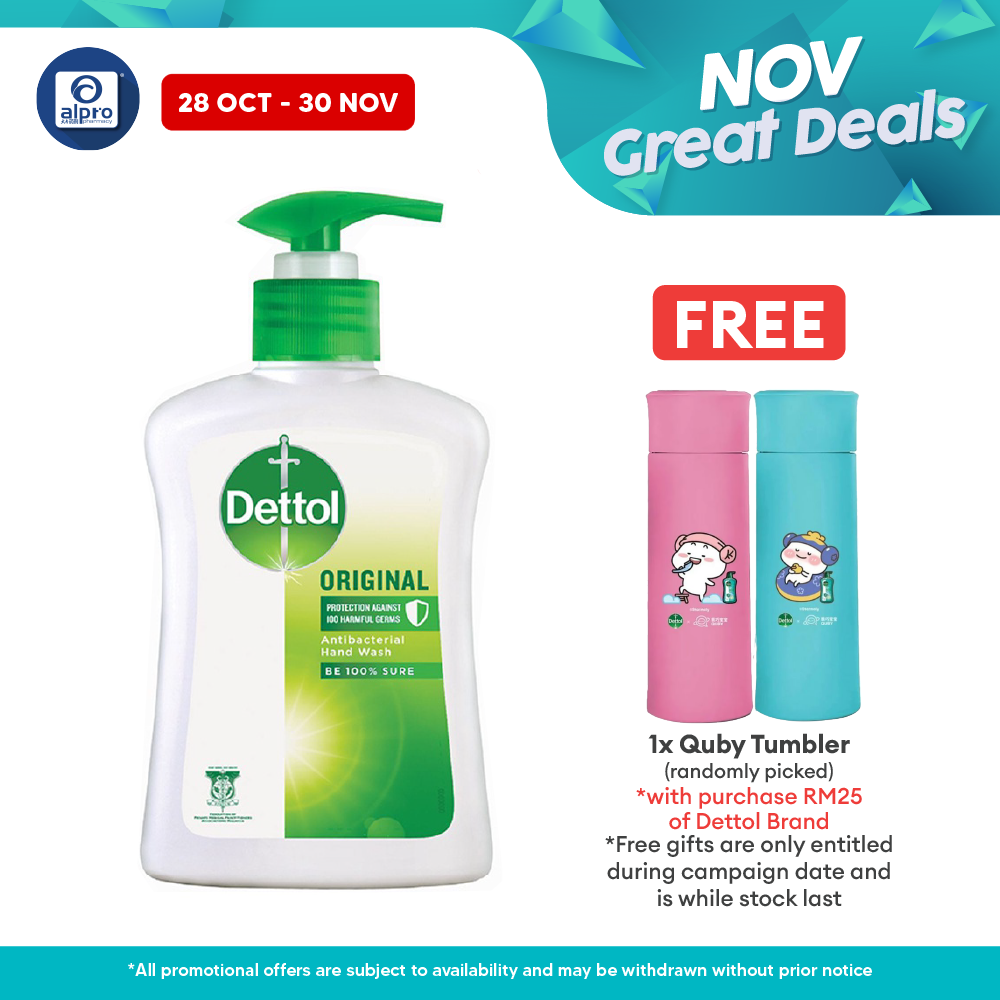 Dettol Handwash Original (250 Ml) Alpro Pharmacy