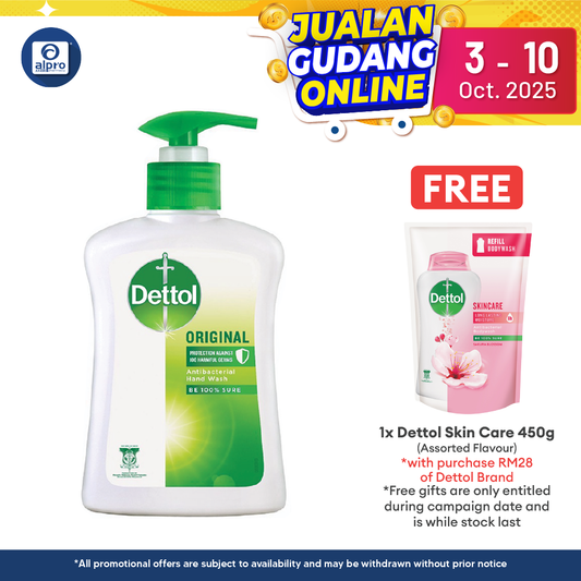Dettol Handwash Original (250 Ml) Alpro Pharmacy