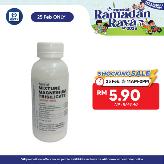 Hovid Mixture Magnesium Trisilicate 120ml Hovid