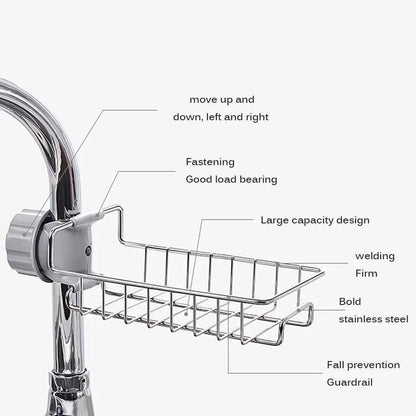 [Group Buy Delivery Starts: 3/11/2025] Stainless Steel Faucet Storage Sink Rack 1s Group Buy