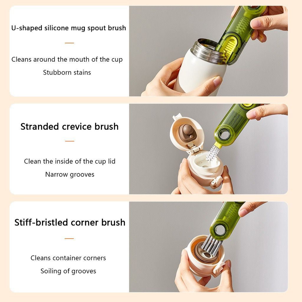 [Group Buy Delivery Starts: 4/11/2025] 3 In 1 Multifunctional Cup Brush 1s (Blue/Grey/Green) Group Buy