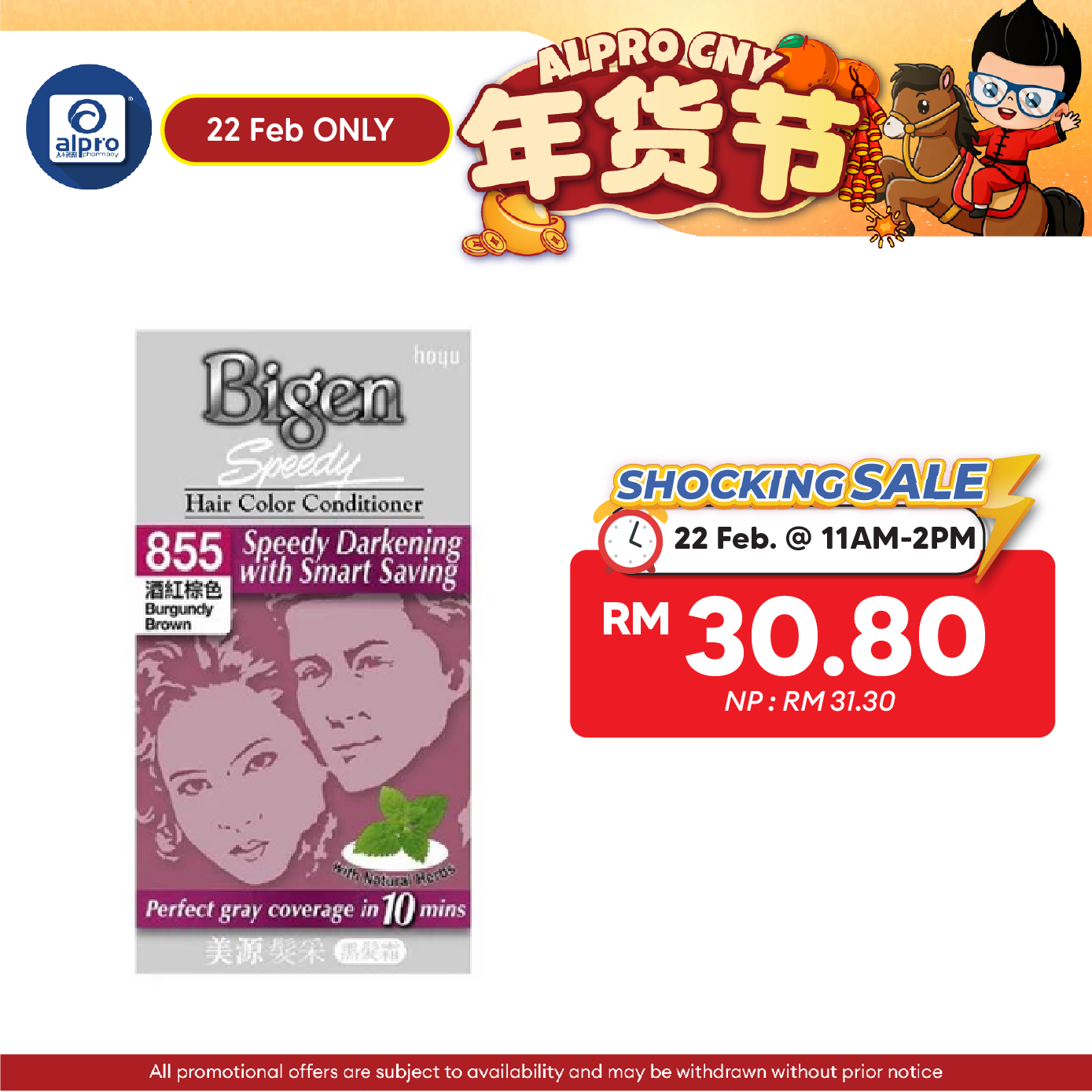 Bigen Speedy 855 Burgundy Brown | Hair Color Conditioner Bigen