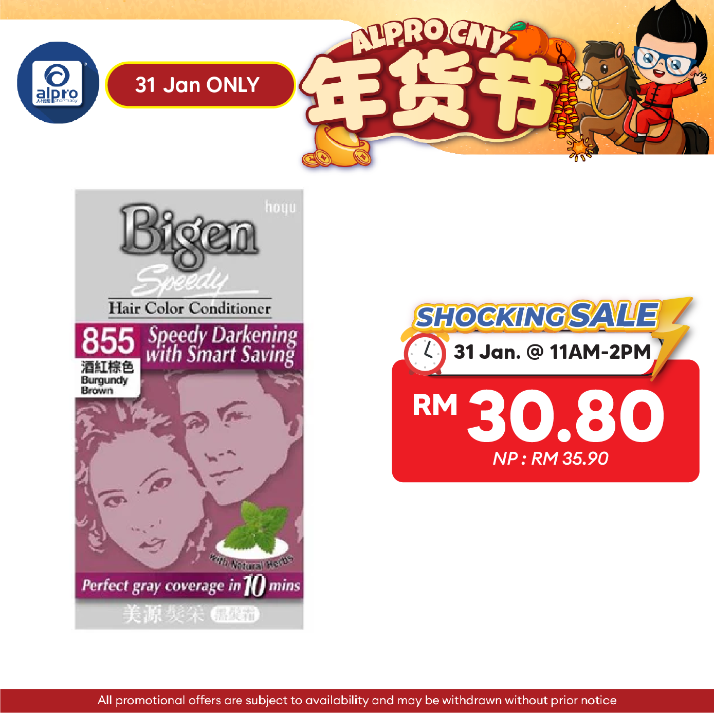 Bigen Speedy 855 Burgundy Brown | Hair Color Conditioner