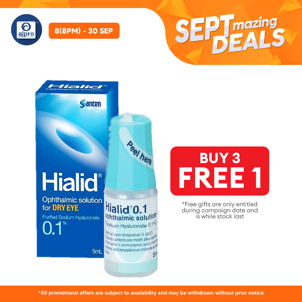 Hialid 0.1 Ophthalmic Solution 5ml 1s Alpro Pharmacy