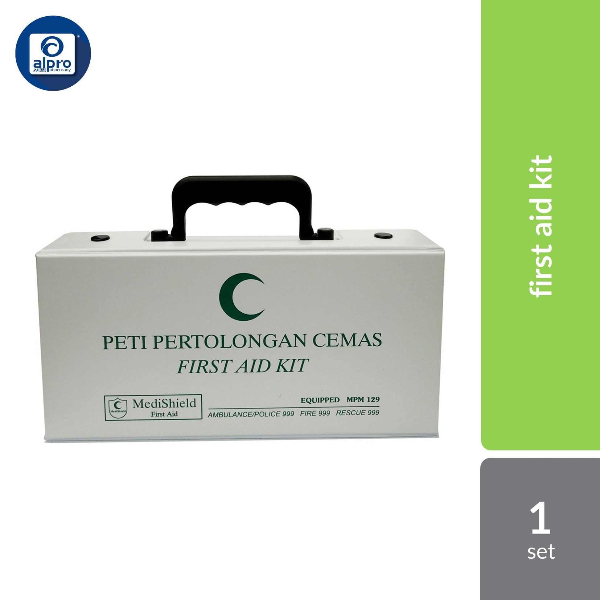 Medishield First Aid Kit Mpm 129 Medium Equipped Medishield