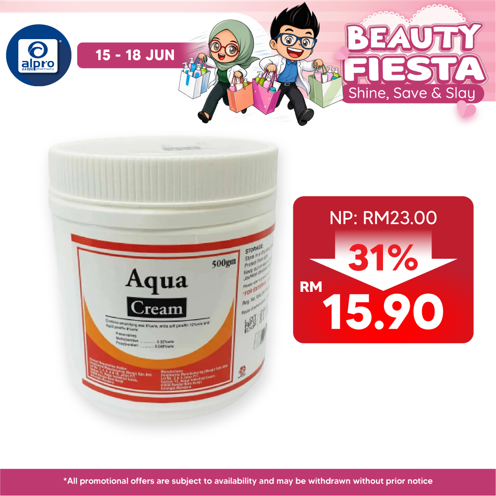 Aqua Cream 500g | Treat Dry Skin Conditions Aqua