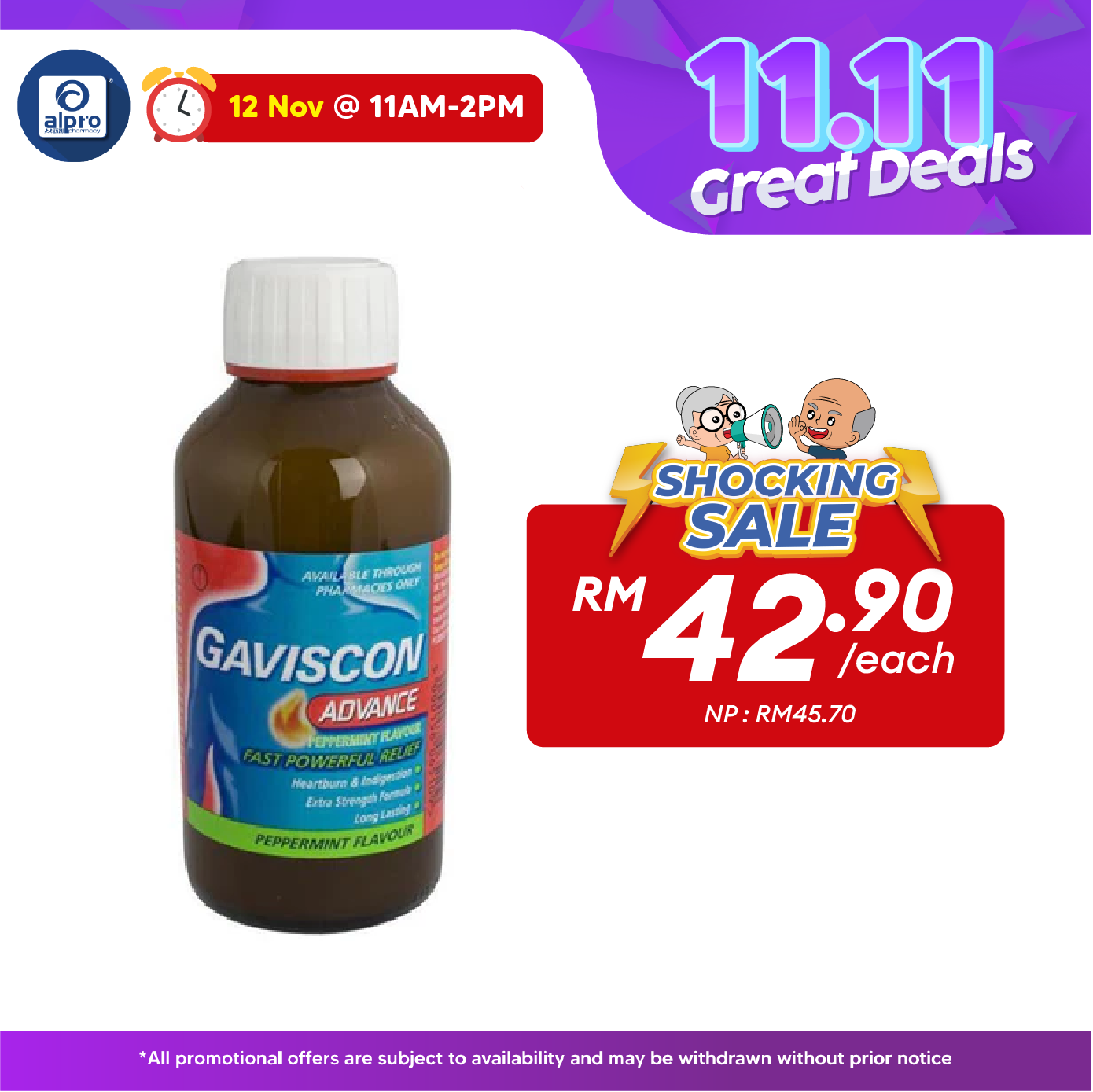 Gaviscon Advance Powerful Relief Peppermint 150ml | Relief Heartburn and Indigestion Gaviscon