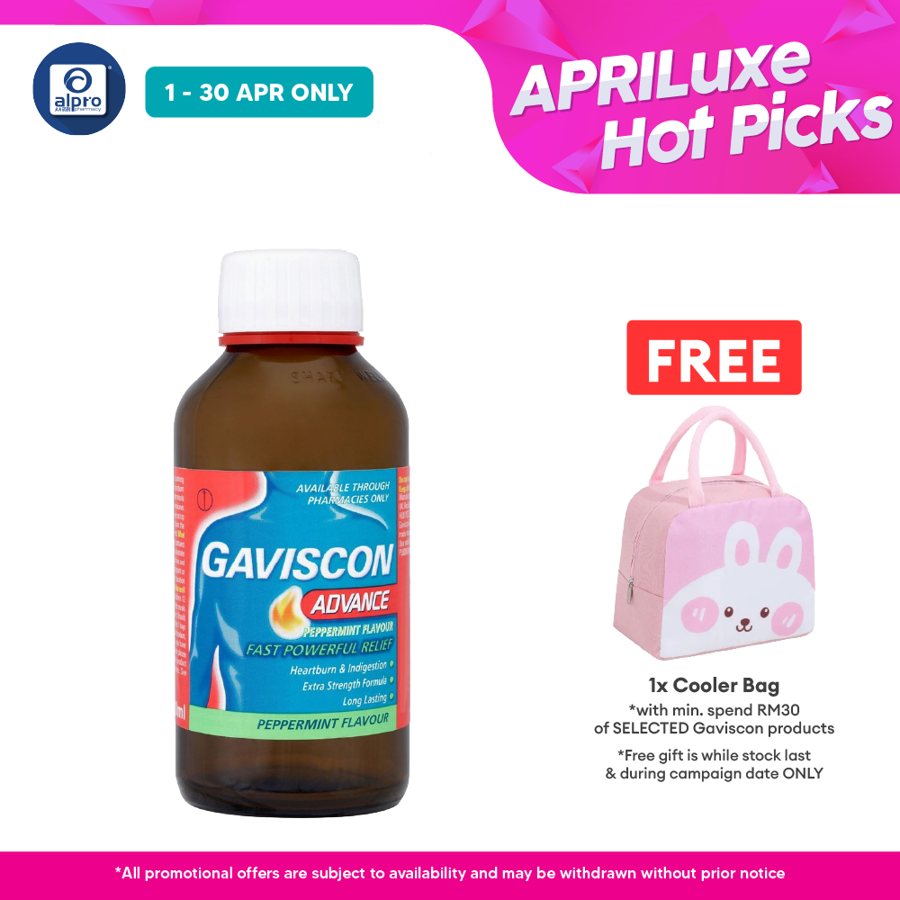 Gaviscon Advance Powerful Relief Peppermint 150ml | Relief Heartburn and Indigestion Gaviscon