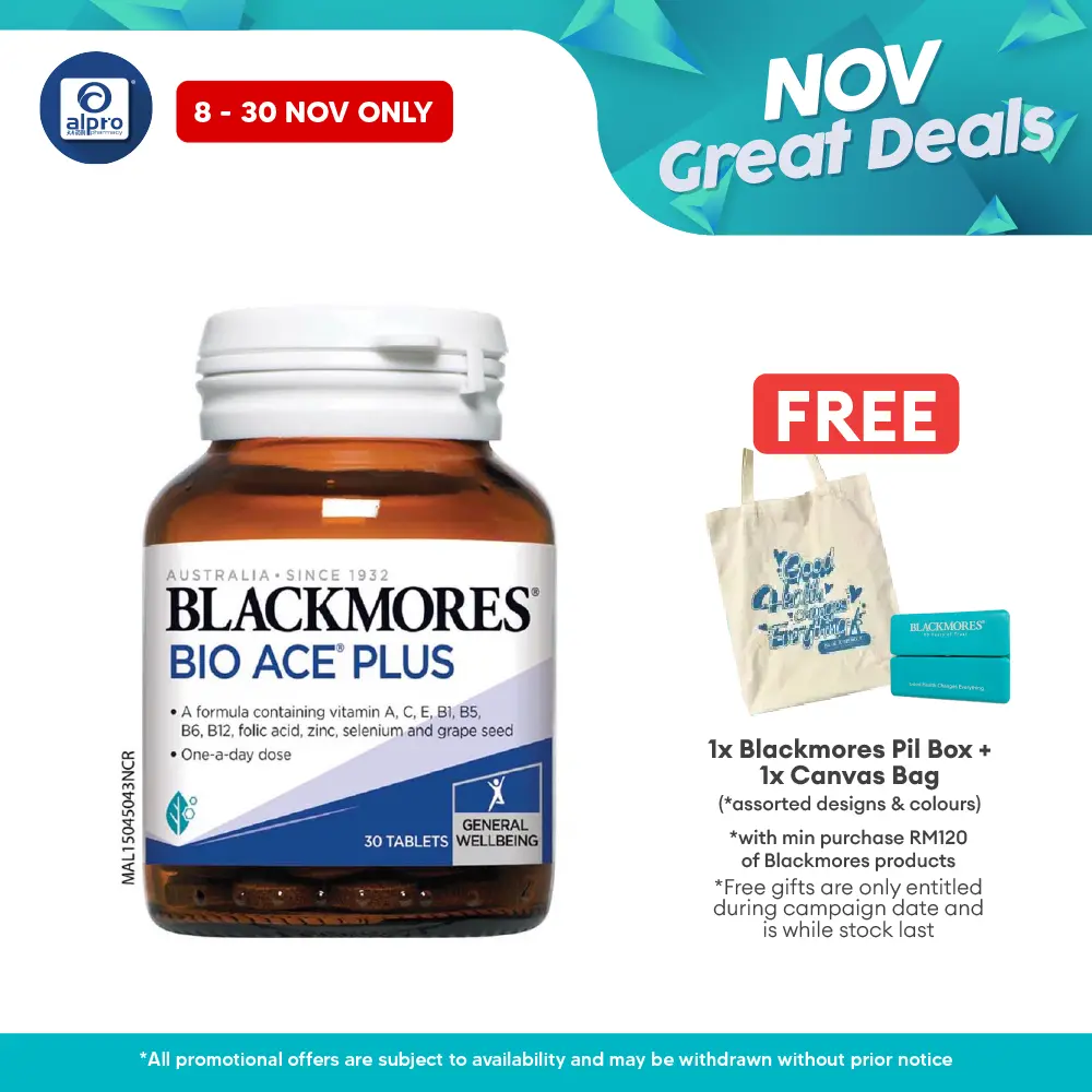 Blackmores Bio Ace Plus 30s | High Antioxidant Alpro Pharmacy