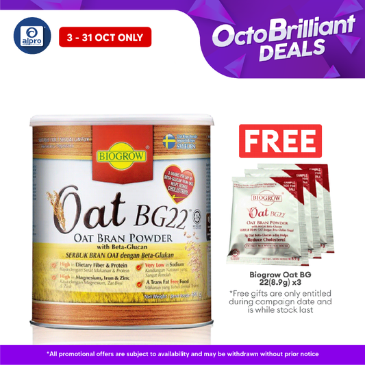 Biogrow Oat BG22 480g | Lowering Cholesterol Level Biogrow