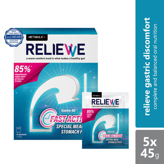 Metabolic + Relievve 5X45g Metabolic+