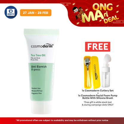Cosmoderm Tea Tree Oil Anti-Blemish X-Press 10 Ml Cosmoderm
