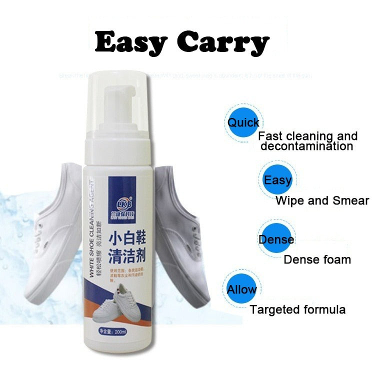 [Group Buy Delivery Starts: 26/1/2026] White Shoe Foam Cleaner 200ml | Quickly Remove Stains Group Buy