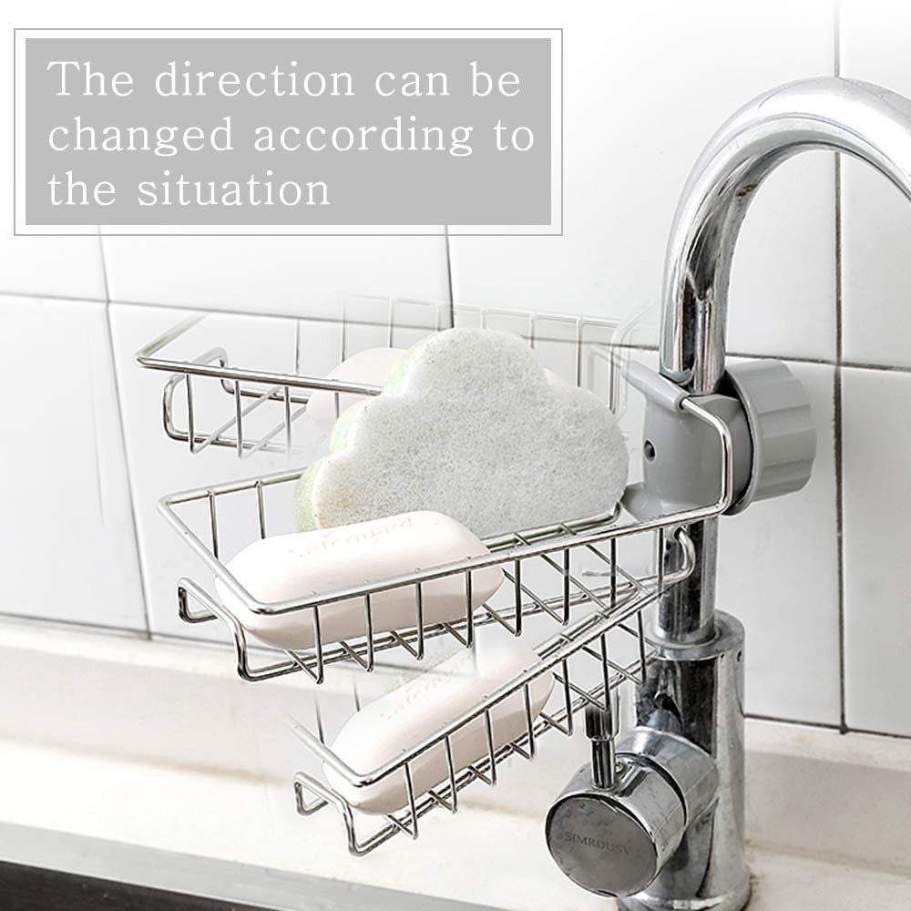 [Group Buy Delivery Starts: 3/11/2025] Stainless Steel Faucet Storage Sink Rack 1s Group Buy