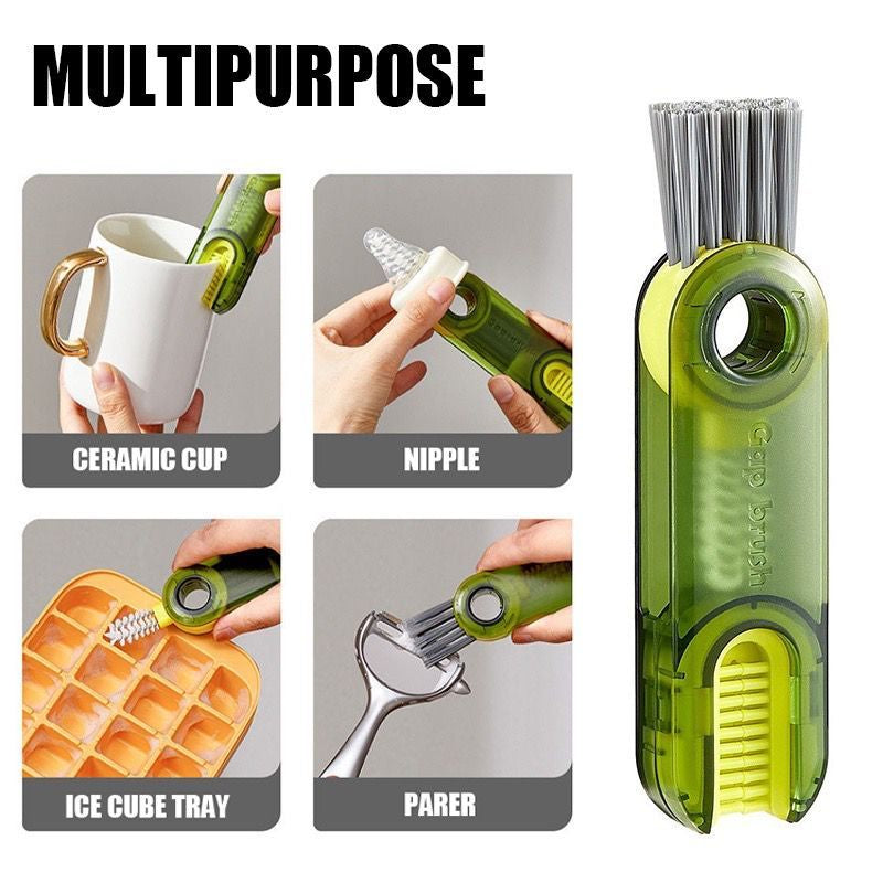 [Group Buy Delivery Starts: 4/11/2025] 3 In 1 Multifunctional Cup Brush 1s (Blue/Grey/Green) Group Buy