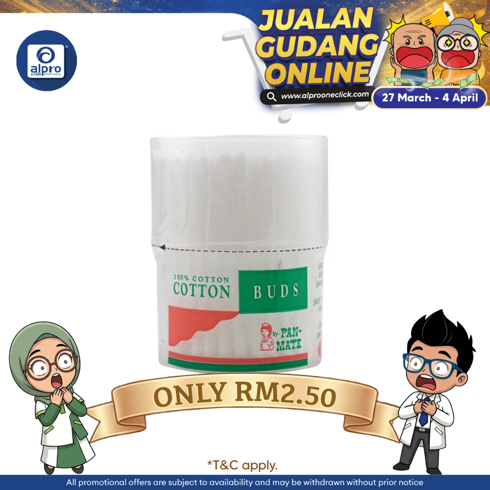 Pan-mate Cotton Bud 240s Pan-mate