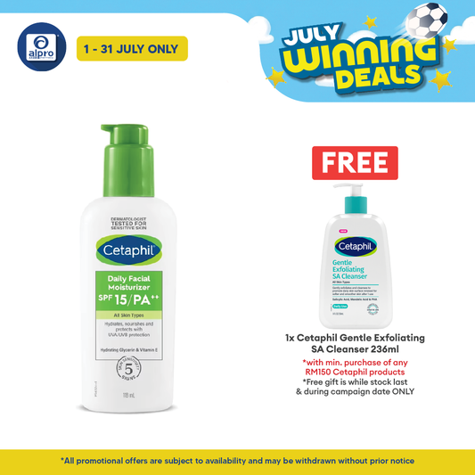 Cetaphil Daily Facial Moisturizer Spf15 118ml Cetaphil