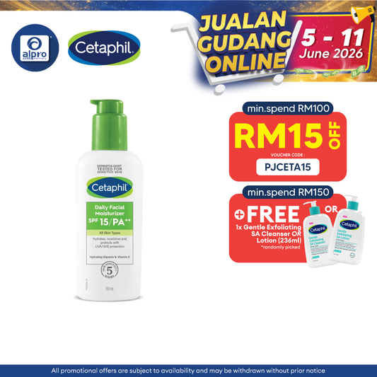 Cetaphil Daily Facial Moisturizer Spf15 118ml Cetaphil