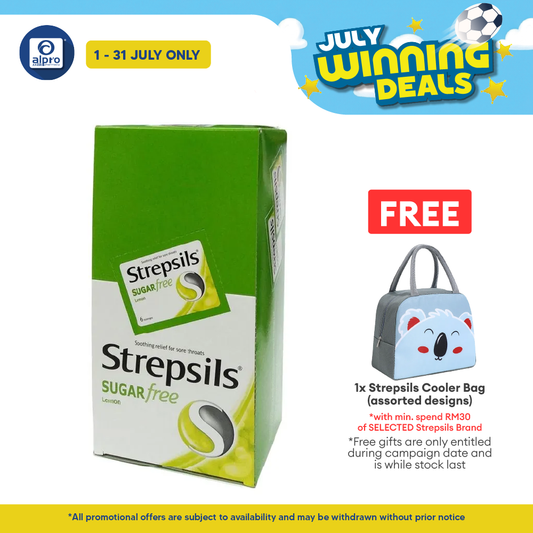 Strepsils Lemon Sugar Free 24x6s Strepsils